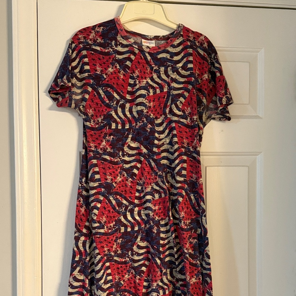 🇺🇸LuLaRoe Maxi XS American Flag Print